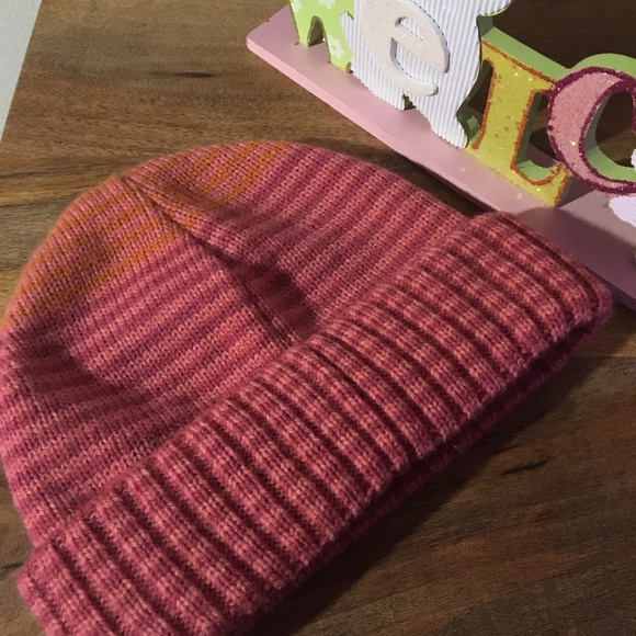 Multi-Color Stripe Knit Beanie/Hat - Picture 2 of 3